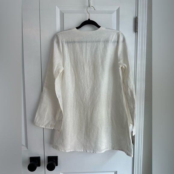 Monday Swimwear Tropea Linen Dress Vanilla Size P/XS - Picture 3 of 10